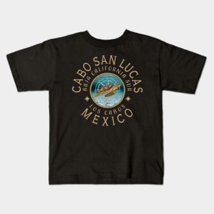 Cabo San Lucas, Mexico Sea Turtle Kids T-Shirt